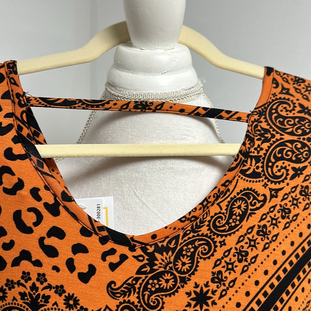 LuLaRoe Macy V-Neck Maxi Dress - Picture 3 of 4